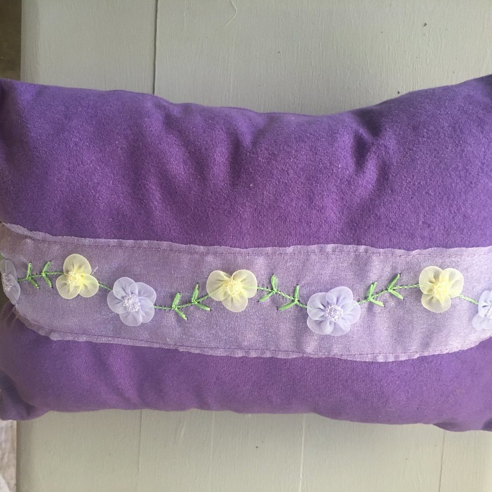 Decorative Pretty Handmade Accent Pillow